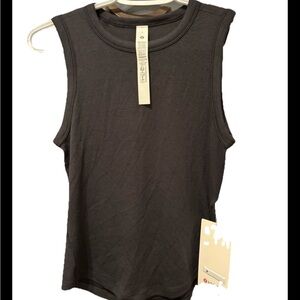 NWT Lululemon Athletica Hold Tight Crewneck Tank Black Size 4